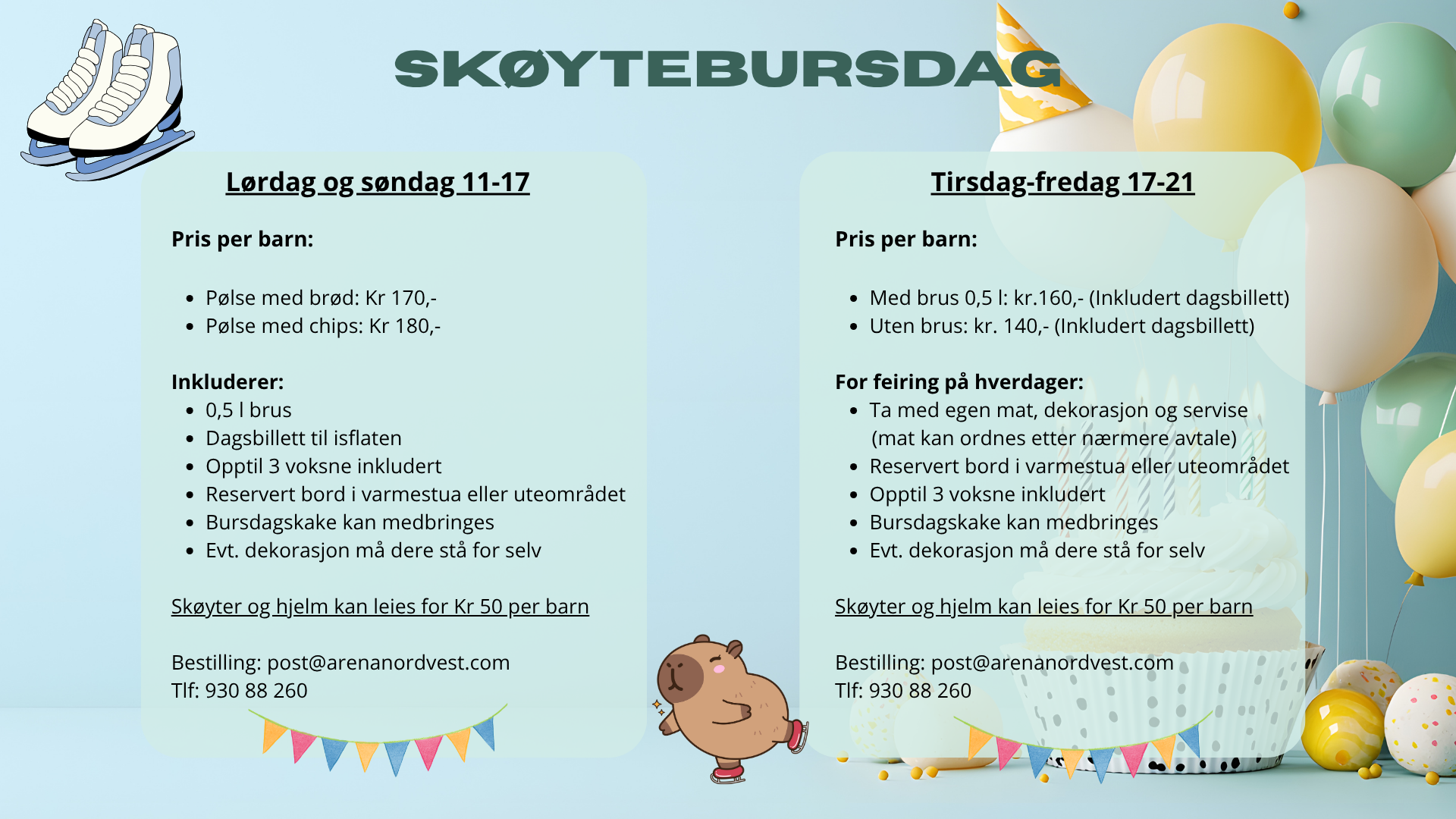 Skøytebursdag